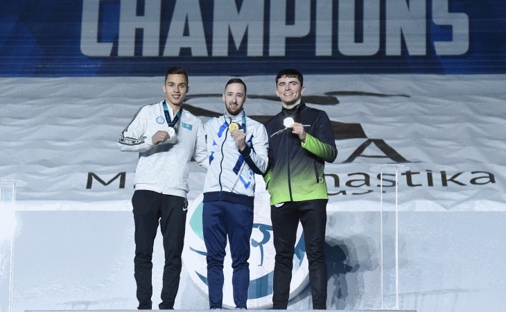 İsrail gimnastı Artyom Dolqopyat Bakıda qızıl medal qazanıb