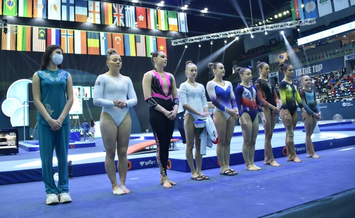 Bakıda kişi və qadın idman gimnastikası üzrə dünya kuboku yarışları sona yaxınlaşır
