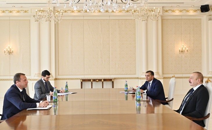 President Ilham Aliyev received co-chair of Israel-Azerbaijan Joint Intergovernmental Commission, Minister of Tourism of Israel Yoel Razvozov