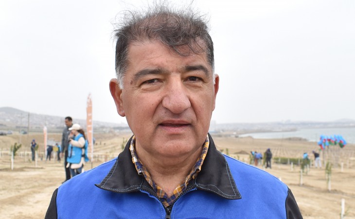 Firdovsi Əliyev: Xocasəndə 65 hektar ərazi yaşıllaşdırılır
