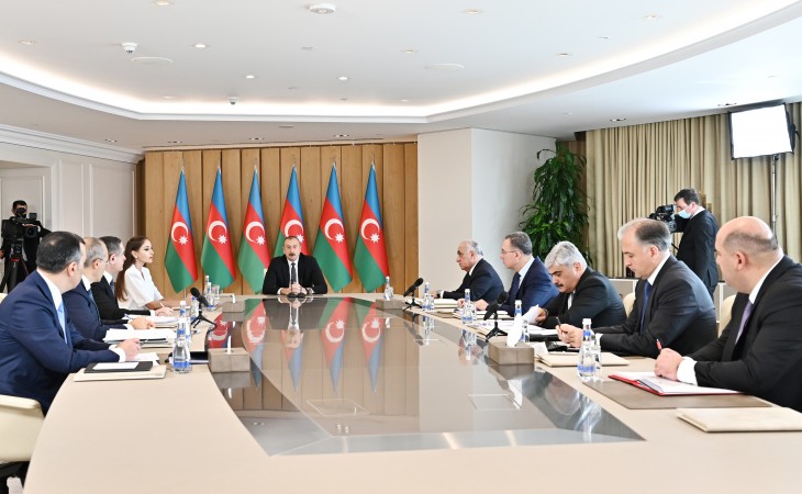 President Ilham Aliyev chaired meeting on results of first quarter of 2022