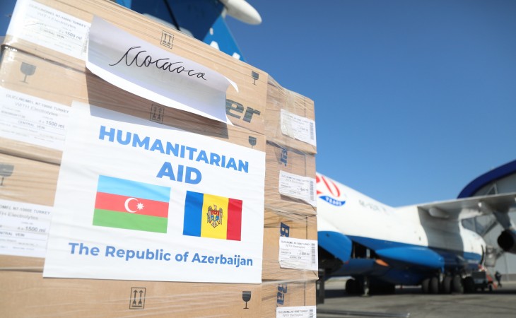 Azərbaycan dövləti tərəfindən Moldovaya humanitar yardım yola salınıb