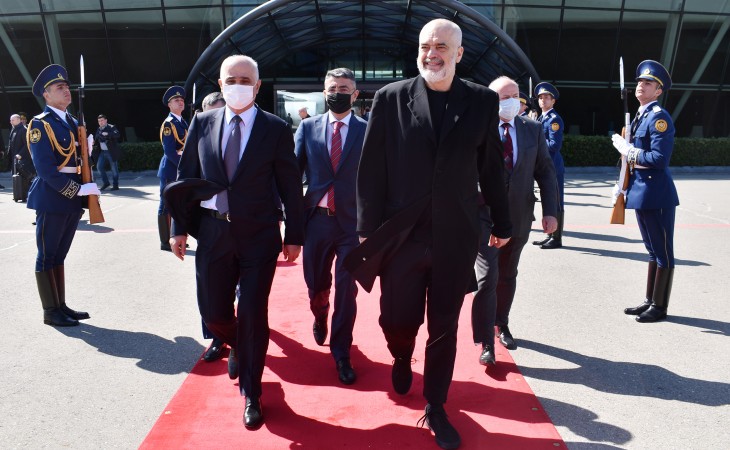 Albaniyanın Baş nazirinin Azərbaycana rəsmi səfəri başa çatıb