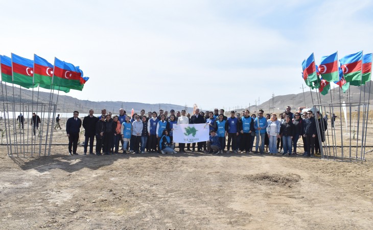 “Yaşıl Marafon 2022” ağacəkmə kampaniyası çərçivəsində növbəti aksiya keçirilib