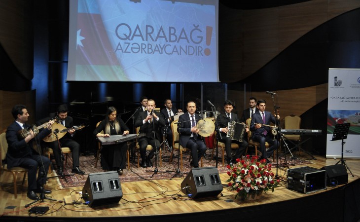 Beynəlxalq Muğam Mərkəzində “Qarabağ Azərbaycandır” adlı konsert proqramı təqdim olunub