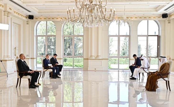 President Ilham Aliyev received credentials of incoming United Arab Emirates’ ambassador