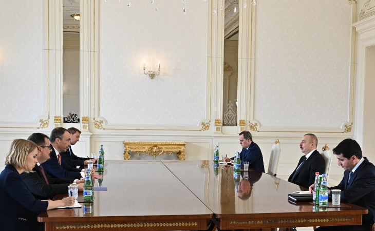 President Ilham Aliyev received delegation led by EU Special Representative for South Caucasus