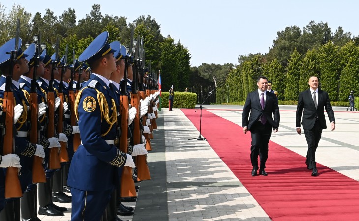 Official welcome ceremony was held for President of Kyrgyzstan Sadyr Japarov