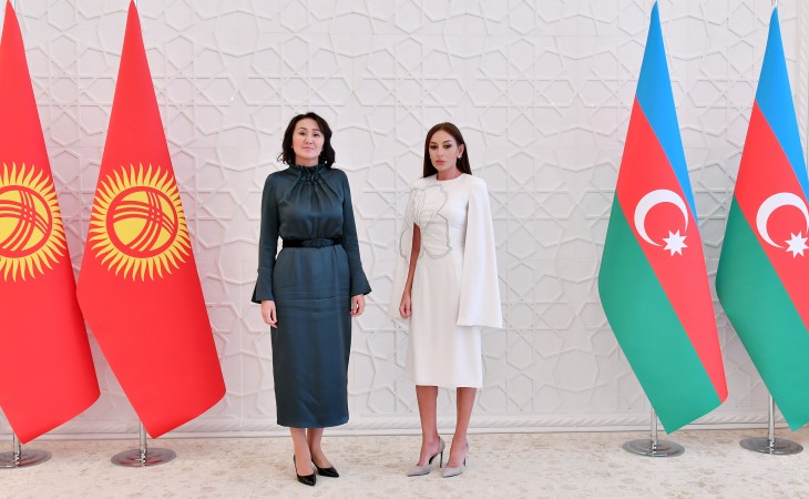 Azerbaijani, Kyrgyz first ladies met