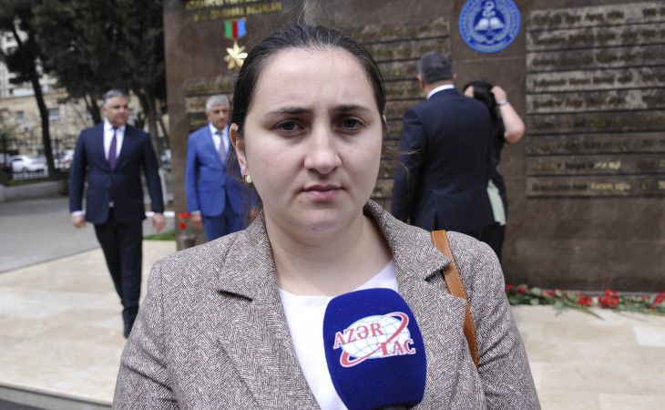 Həkim şəhidin xanımı: yoldaşımın arzusu şəhidlik zirvəsinə ucalmaq idi