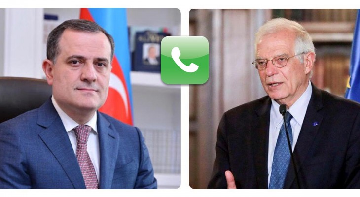 Ceyhun Bayramovun Aİ-nin xarici və təhlükəsizlik məsələləri üzrə ali nümayəndəsi ilə telefon danışığı olub