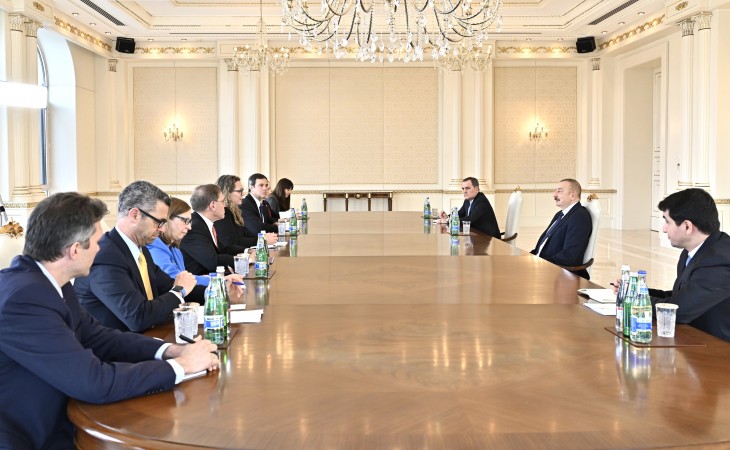 President Ilham Aliyev received delegation led by US Deputy Assistant Secretary of State