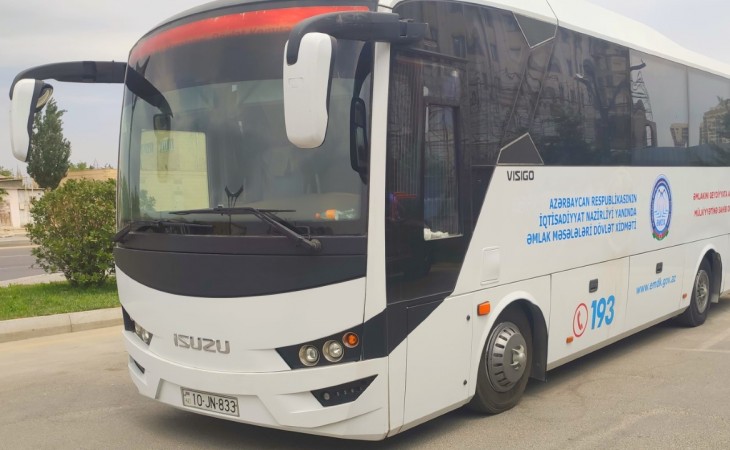 Yeni tikilən binalardakı mənzillərə çıxarış verilməsi davam etdirilir