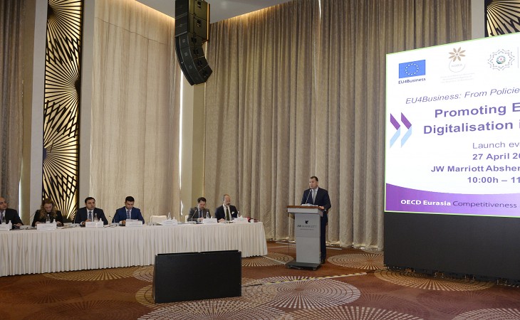 İƏİT-nin biznesin rəqəmsallaşmasına həsr edilmiş hesabatlarının təqdimatı olub