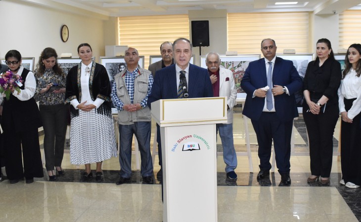 Bakı Slavyan Universitetində “Şuşanın görkəmli musiqi xadimləri” adlı sərgi açılıb