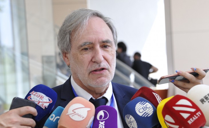 Jan-Mişel Brön: Prezident İlham Əliyevin konfransda xarici dildə danışığına heyran qaldım