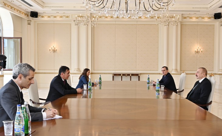 President Ilham Aliyev received Ambassador of French Ministry for Europe and Foreign Affairs for Eastern Partnership