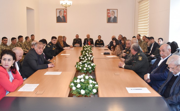 Azərbaycan Hərb Tarixi Muzeyində ümummilli lider Heydər Əliyevin anadan olmasının 99 illiyinə həsr olunmuş tədbir keçirilib