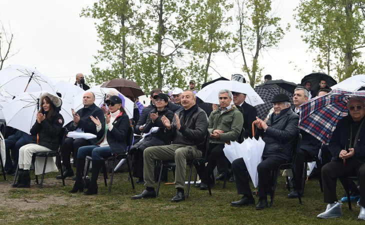 5th “Kharibulbul” International Folklore Festival opened in Shusha, cultural capital of Azerbaijan President Ilham Aliyev and First Lady Mehriban Aliyeva attended opening of the festival