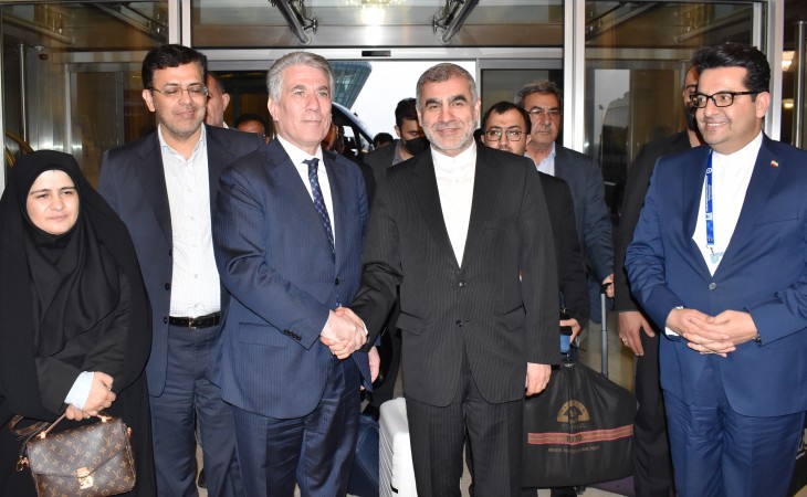 İranın İslam Şurası Məclisi sədrinin birinci müavini Azərbaycana səfərə gəlib