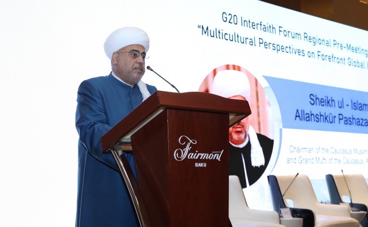 Şeyxülislam Allahşükür Paşazadə: Azərbaycanda multikultural dəyərlər və dini tolerantlıq dövlət səviyyəsində dəstəklənir