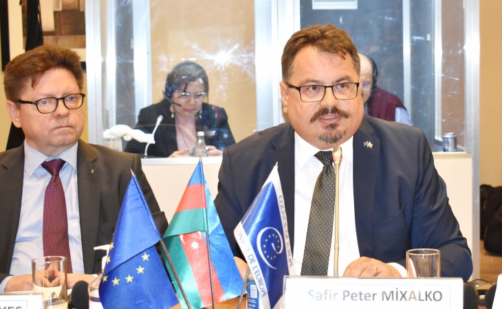 Peter Mixalko: Aİ Azərbaycanda qadın zorakılığına qarşı mübarizəyə dəstək verməyə hər zaman hazırdır