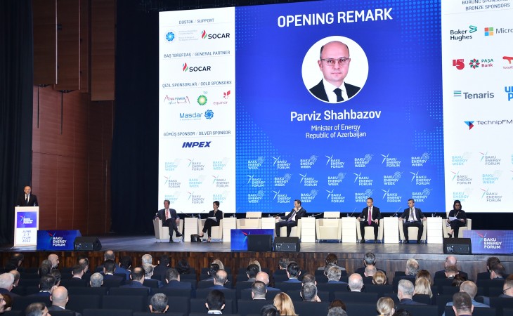 Bakı Enerji Forumu: Cənub Qaz Dəhlizi Avropanın enerji təhlükəsizliyinin təminatında böyük rol oynayır