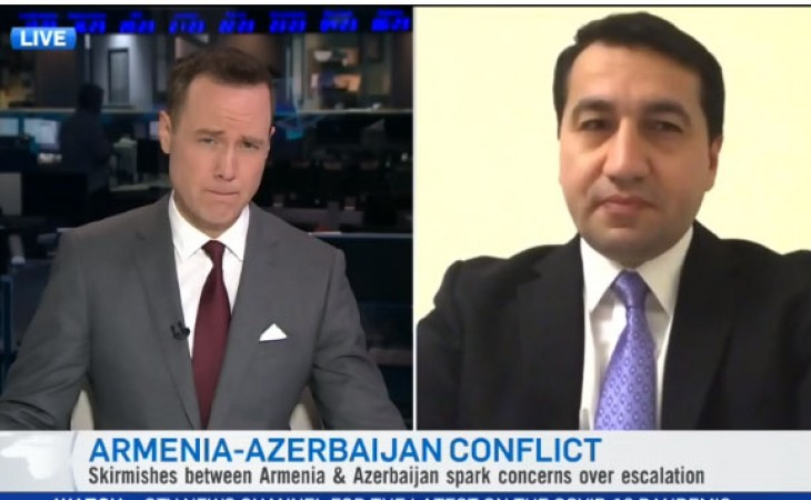 Хикмет Гаджиев в интервью канадскому телеканалу «CTV News» рассказал об очередной военной провокации Армении