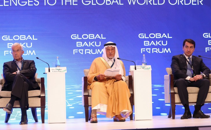 Turki Al Faysal: Qlobal təhlükəsizlik böyük problem kimi dünyanı ciddi narahat edir