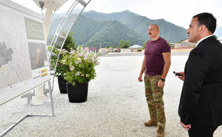 Master Plan of Kalbajar was submitted, foundation stone for Occupation and Victory Museums Complex was laid
