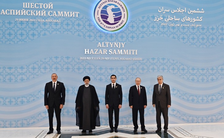 6th Summit of Heads of State of Caspian littoral states kicks off in Ashgabat  President Ilham Aliyev attends the Summit
