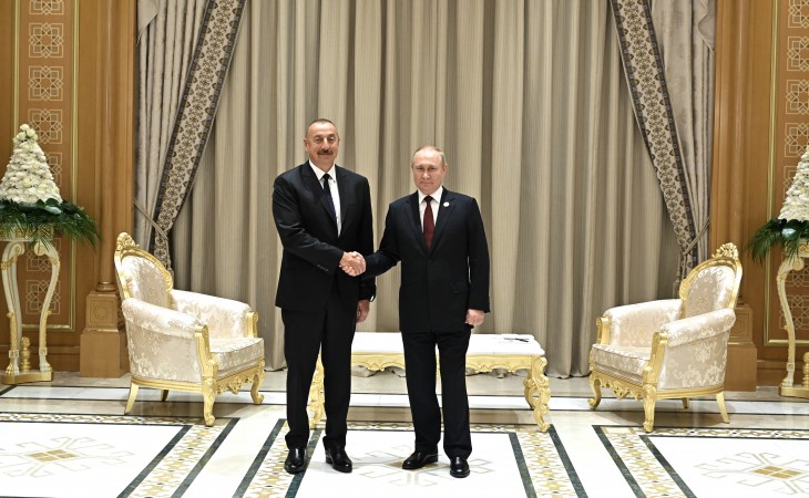 President Ilham Aliyev met with President of Russia Vladimir Putin in Ashgabat
