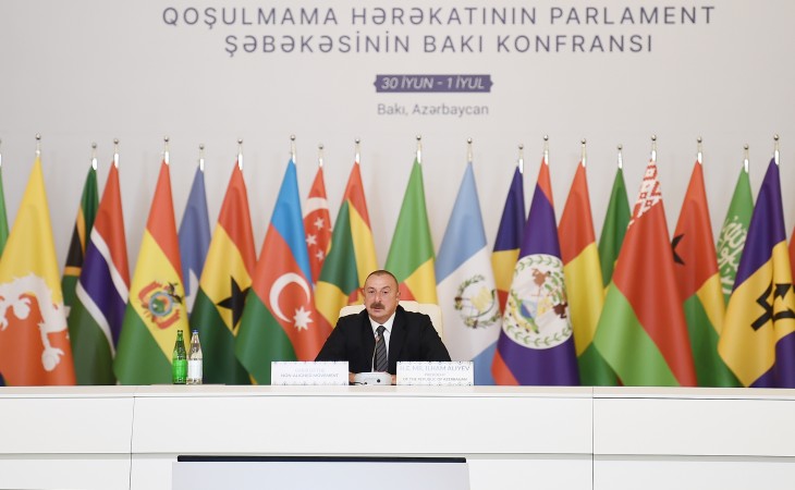 Baku Conference of Non-Aligned Movement Parliamentary Network gets underway President Ilham Aliyev attended the conference
