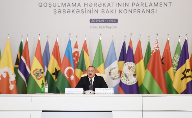 Prezident İlham Əliyev: Azərbaycanın digər təşəbbüsü BMT-də Qoşulmama Hərəkatının dəstək ofisinin yaradılmasıdır