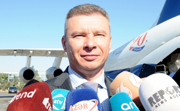 Владислав Каневский: Признателен дружественному Азербайджану за гуманитарную помощь Украине