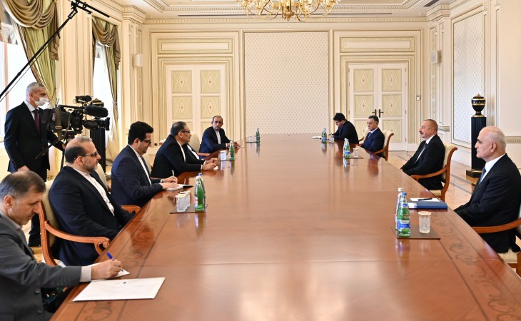 President Ilham Aliyev received Secretary of Iran's Supreme National Security Council