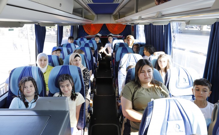 Şəhid övladları yay istirahət düşərgəsinə yola salınıb