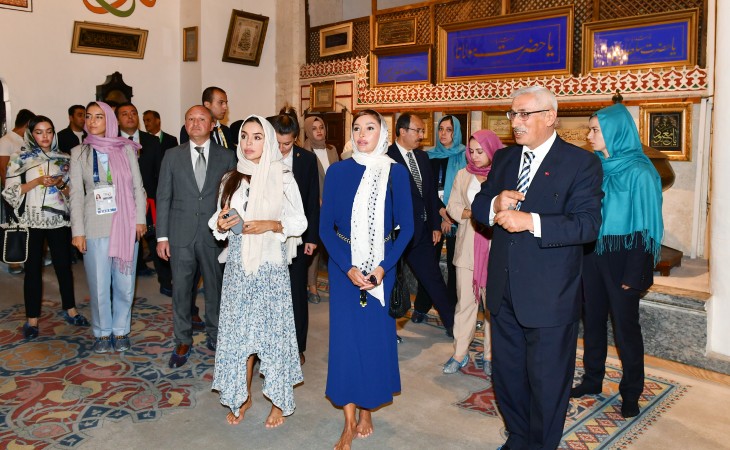 First Vice-President Mehriban Aliyeva and Vice-President of Heydar Aliyev Foundation Leyla Aliyeva visit Mevlana Museum in Konya