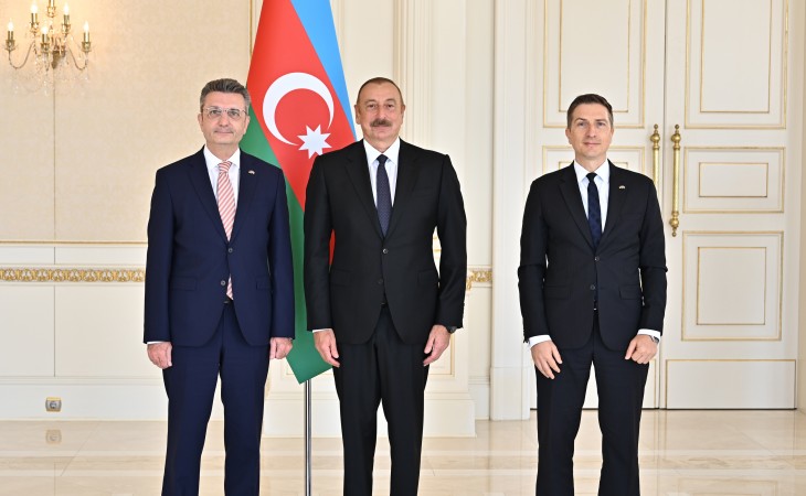 President Ilham Aliyev accepted credentials of incoming ambassador of Germany