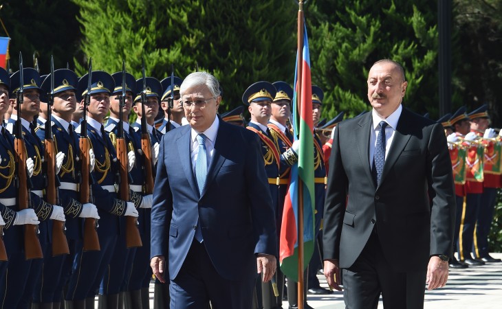 Official welcome ceremony was held for President of Kazakhstan Kassym-Jomart Tokayev