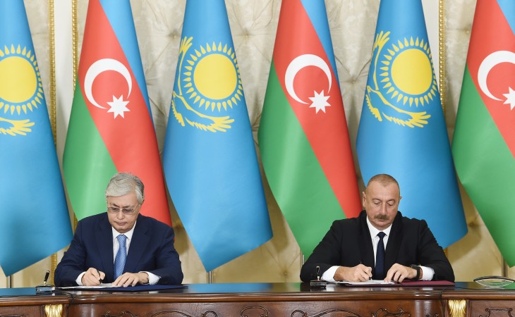 Azerbaijan, Kazakhstan signed documents