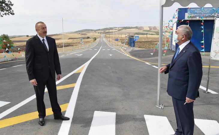 İsmayıllıda Təzəkənd-Ağbulaq-Qoşakənd avtomobil yolu yenidənqurmadan sonra istifadəyə verilib