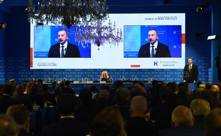 President Ilham Aliyev attended international forum in Cernobbio, Italy