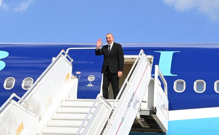 President Ilham Aliyev completed his visit to Italy