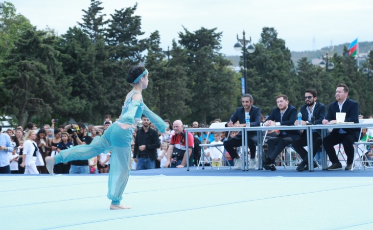 Dənizkənarı Milli Parkda Azərbaycan Gimnastika Federasiyasının yenidən qurulmasının 20 illiyinə həsr olunmuş festival keçirilir