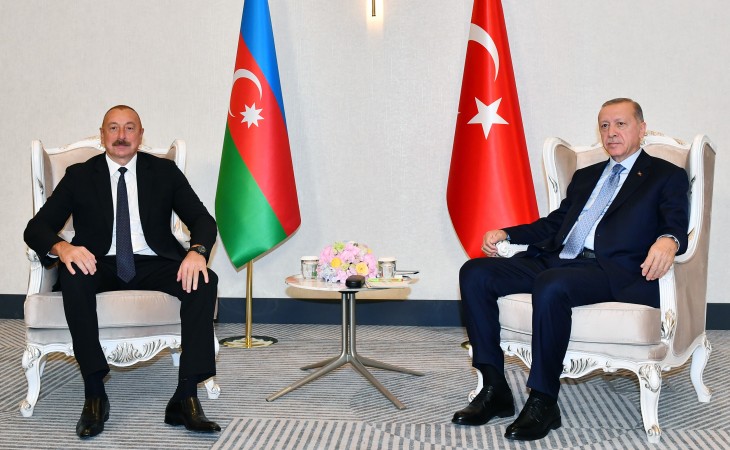 President Ilham Aliyev met with President of Turkiye Recep Tayyip Erdogan in Samarkand
