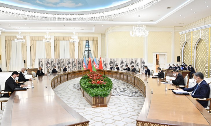 President Ilham Aliyev met with President of China Xi Jinping in Samarkand