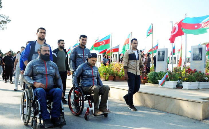 Şəhidlərin xatirəsinə həsr olunan veloyürüşə start verilib