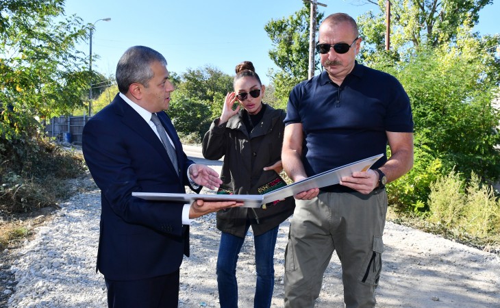 Administrative building of Shusha apartment utility and maintenance service is being restored