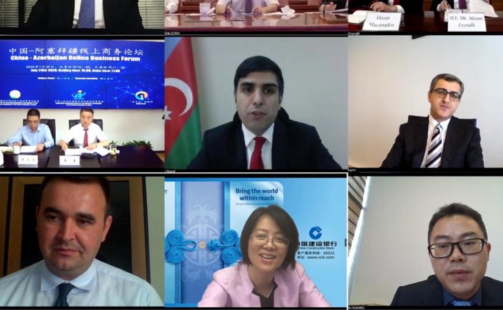 Azərbaycan-Çin onlayn biznes forumu keçirilib